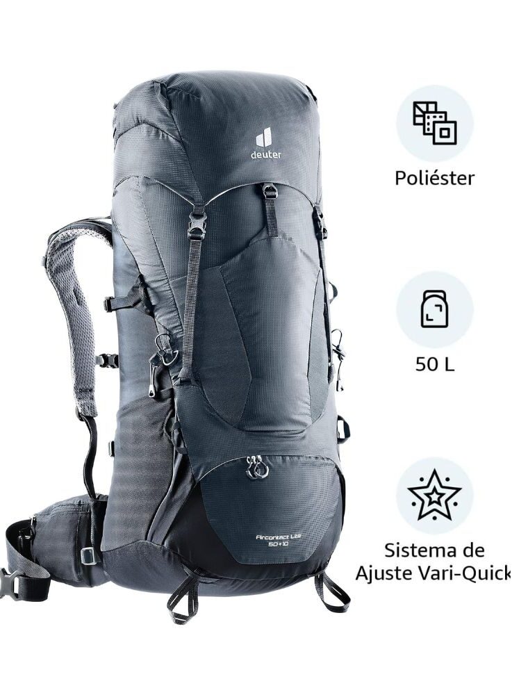 Mochila Semi Cargueira Aircontact Lite New para Esportes Outdoor, 50+10